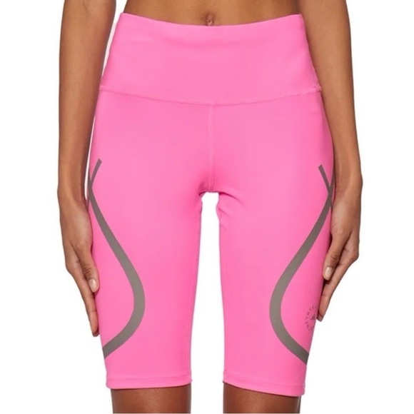 Adidas By Stella Mccartney Shorts Pink Truepace Cycling/ Running Shorts S Small - Picture 1 of 16